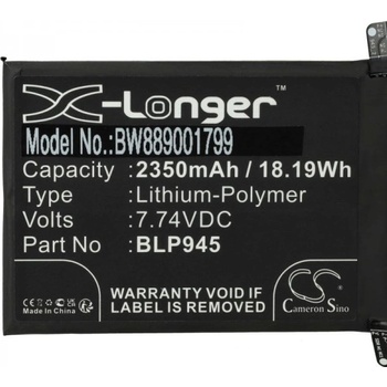 Image 1 of MPS Батерия за OnePlus 10T 5G / Ace Pro 5G, BLP945, 2400 mAh (21904)