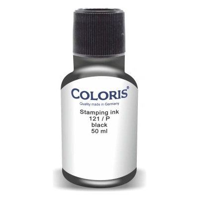 Coloris Razítková barva 121 P pro savé povrchy černá 1000 g