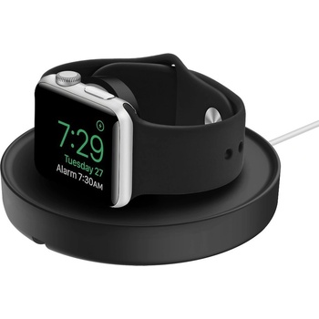 Uniq Преносима поставка за зареждане на Apple Watch - Uniq Dome Portable Charging Dock (черен) (UNIQ-DOME-BLACK)