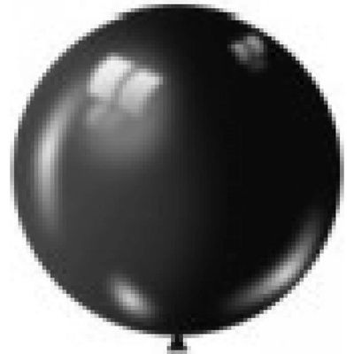 pastelový balónek ČERNÝ 1 m