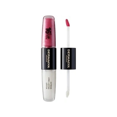 Dermacol 16H Lip Colour Longlasting Lipstick tekutá rtěnka světle hnědá 8 g