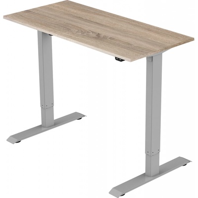 Delso Adjuster 140 x 60 cm šedý / dub sonoma