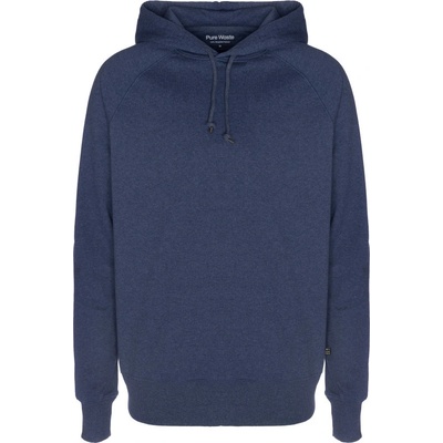 Pure Waste mikina s kapucí HDUB unisex COT74HDUBo5304 navy melang