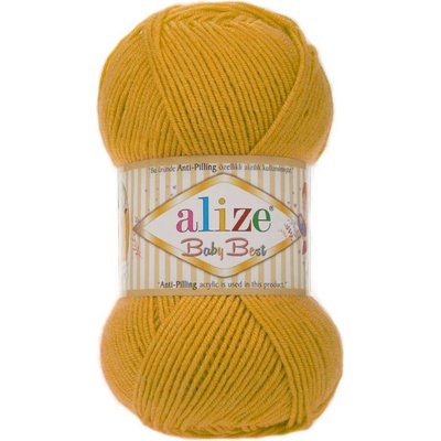 Alize příze Baby Best 281 hořčicová