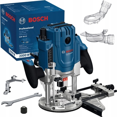 Horná frézka 2000W Bosch upínanie 8 12mm GOF 20-12