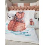 Babyhome Луксозен комплект за бебешко легло 10 части 60/120 см. Цвят МЕЧЕ