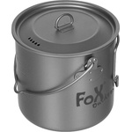 Fox Outdoor Products Fox Саксия за открито с капак, приблизително 1, 1 л, титан (33324)