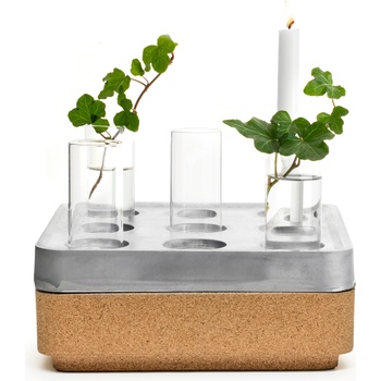 Born in Sweden Свещник Stumpastaken S алуминий с 4 вази и стойка 6 части (7340170-7)