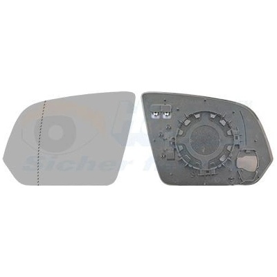 Sklo zrkadla, vonkajšie zrkadlo VAN WEZEL 3082837
