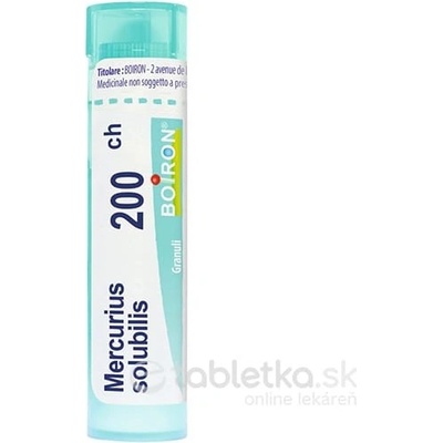 Mercurius Solubilis gra.1 x 4 g 200CH