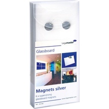 Legamaster Magnety extra silné na sklenené tabule valček 12 mm 6 ks