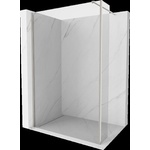 Mexen Kioto стена за душ Walk-in 115 x 40 cm, прозрачен, никел мат - 800-115-212-97-00-040 (800-115-212-97-00-040)