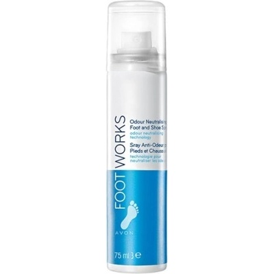 Avon Foot Works osvěžující sprej na nohy 75 ml