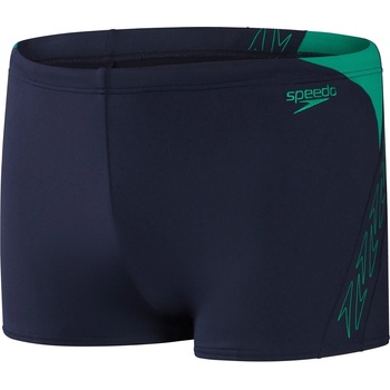 Speedo Мъжки къси панталони Speedo Hyper Boom Slice Aquashorts Mens - Navy/Green