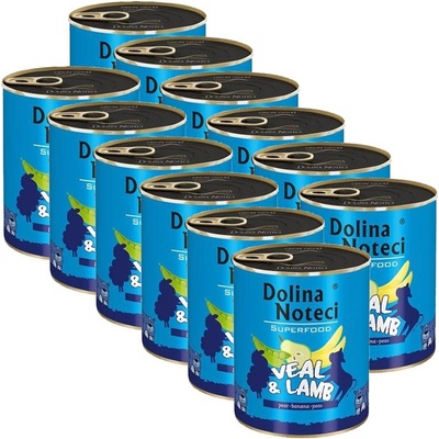 Dolina Noteci Superfood Телешко & Ягне 12 x 400 г