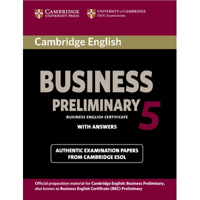 Cambridge English Business 5 Preliminary Student´s Book with