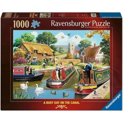 Ravensburger Rušný den na kanálu 1000 dílků