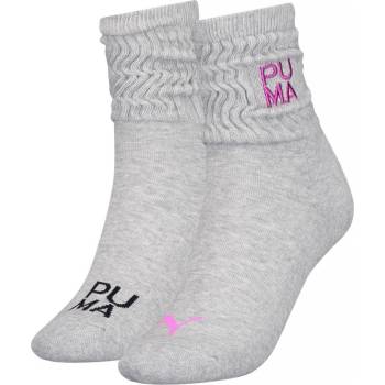 Puma dámské ponožky Women Slouch Sock 2P šedá