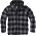 Brandit Яке с качулка от полар Brandit Teddyfleece Worker, черно/сиво (5024.28)