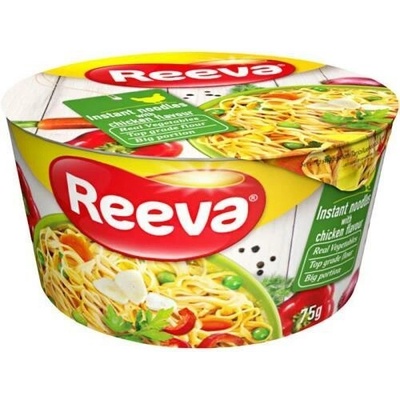 Reeva instantné rezance v miske s kuracou príchuťou 75 g