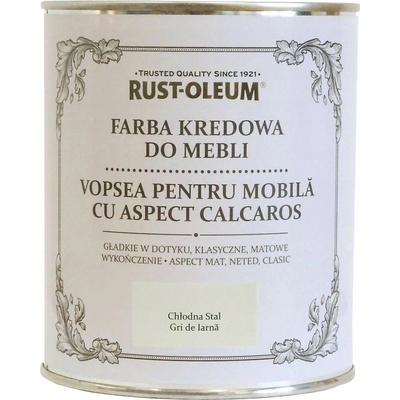 Rust-Oleum Metalická barva na nábytek 0,75 l Cool ocel