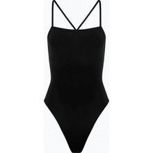 Hurley Solid Square Neck Moderate One Piece black