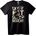 NOONEBRAND Тениска Скейт Яж Спи Повтаряй - M, Black