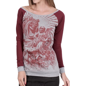 Image 1 of HYRAW тениска хардкор дамски - Черен Дядо Коледа - hyraw - hy156