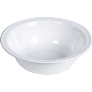 Waca Голяма меламинова купа Waca с диаметър 23, 5 cm, бяла (390900)