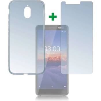 4smarts Протектор от закалено стъкло /Tempered Glass/, 4smarts, за Nokia 3.1, силиконов (TPU) кейс (4S496136)