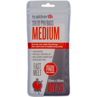 Trakker PVA Sáček Solid PVA Bags Medium 25 ks