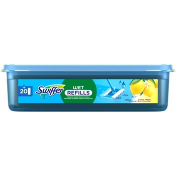 Swiffer Wet Citrus Fresh náhradné vlhčené obrúsky na podlahu 20 ks