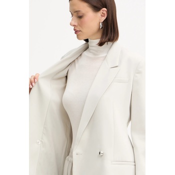 Armani Exchange Сако Armani Exchange в бежово с двуредно закопчаване с изчистен дизайн XW001281 AF16125 (XW001281.AF16125)