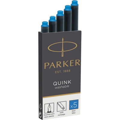 Parker 1502/0150383 inkoustové bombičky Parker, omyvatelné modrý 5 ks – Zbozi.Blesk.cz