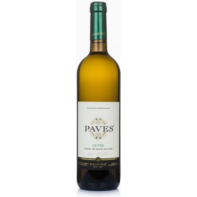 Pavelka a syn Paves biely 2020 Suché 13% 0,75 l (čistá fľaša)