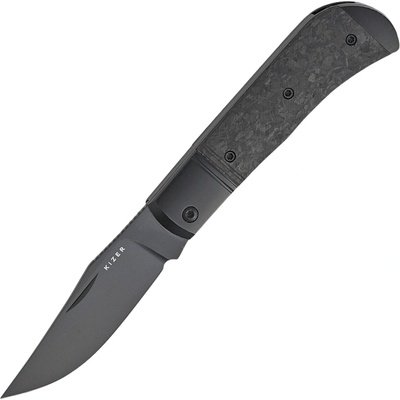 Kizer Trestle S45VN,DLC-Ultra,Ti& CF Ki3761A1