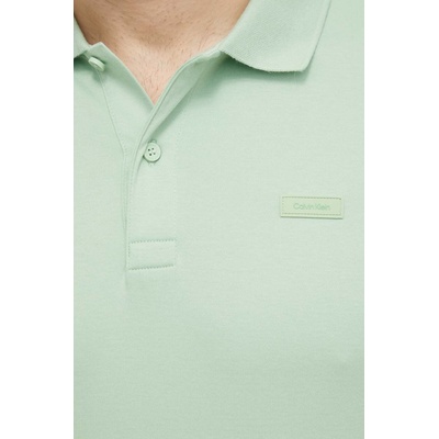 Calvin Klein Памучна тениска с яка Calvin Klein (K10K111657)