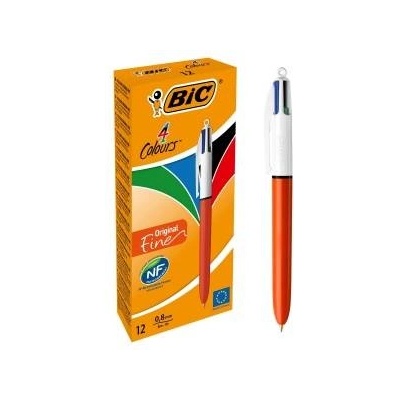 BIC Химикал Bic 4 Colours Original Fine Презареждащ се 12 броя 0, 3 mm