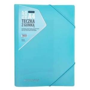 ASTRA papiernicze Briefcase with rubber band PP neon mix ASTRAPAP
