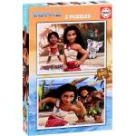 Educa Пъзел Educa от 2 x 100 части - Смелата Ваяна 2 (20103) - baby