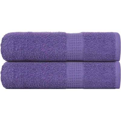 vidaXL Кърпи за ръце FROGN 2 бр. лилави 50x100 см 360 г/м2 (136878)