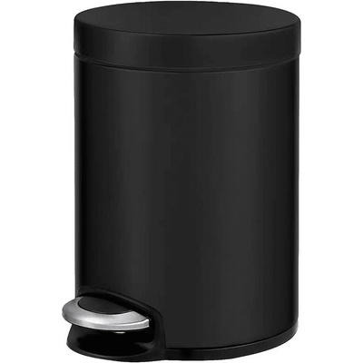 EKO-Europe Кош за отпадъци EKO SERENE с педал (5 л) - черен (EKO 921505 - Black)