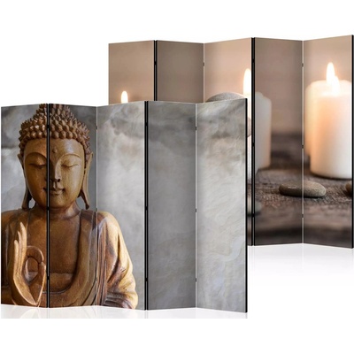 Fabulo 5-dílný Buddha Svíčky 172 x 225 cm odlišný design na jednotlivých stranách