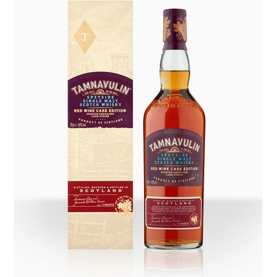 Tamnavulin Red Wine Spanish Grenache Finish 40% 0,7 l (kartón)