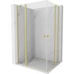 Mexen Mist Душ кабина Duo с отваряема врата 105 x 70 см, прозрачна, златиста (8A4-105-070-55-00)