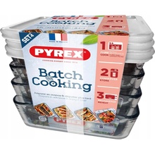 Pyrex Dóza skleněná 4 ks 4 x 1,5 l