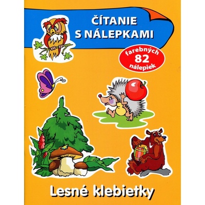 Čítanie s nálepkami: Lesné klebietky -