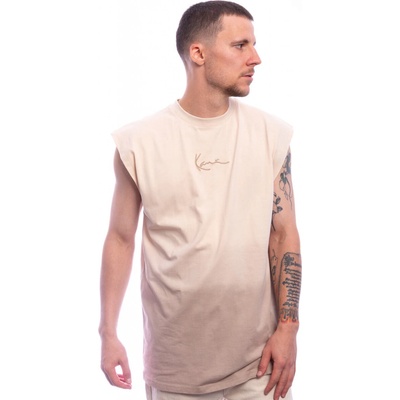 Signature Gradient Sleeveless T-Shirt Beige