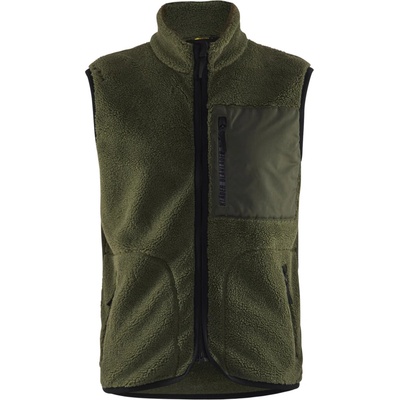 Blåkläder AB 3820 vesta z vlasové textilie Autumn Green