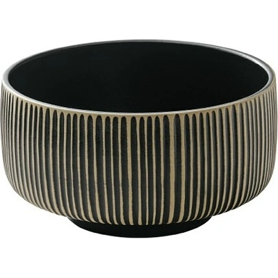 Bauscher Playground Nara miska reliéf černo bílá 15 cm